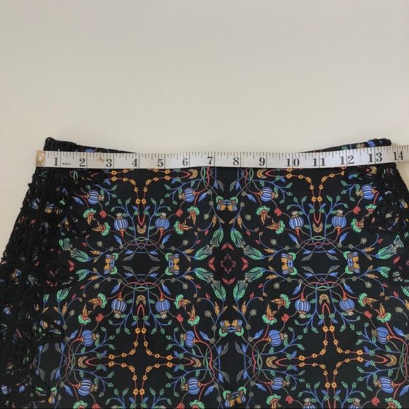 Zara Black Multi Printed/Patterned Mini Skirt - Picture 7 of 7